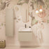 zante 615mm wall hung basin unit matt cotton, Alessio, Wall Hung Vanity Unit, 1