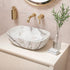 zante 800mm wall hung basin unit worktop matt cotton, Alessio, Wall Hung Vanity Unit, 2