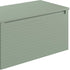 zante 800mm wall hung basin unit worktop willow green, Alessio, Wall Hung Vanity Unit, 6