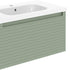 zante 815mm wall hung basin unit willow green, Alessio, Wall Hung Vanity Unit, 4