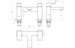 zara chrome bath filler mixer tap, Alessio, Chrome Bath Taps, Taps, 6