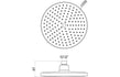 zeno round shower pack twin two outlet with handset brass overhead shower, Alessio, Mixer Showers, Shower Valves, Showers, 5