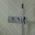 zeno round shower pack twin two outlet with handset brass overhead shower, Alessio, Mixer Showers, Shower Valves, Showers, 3