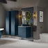 zeta matt deep blue ceramic basin waste 355mm, Alessio, Basins, Counter Top Bowl, 3