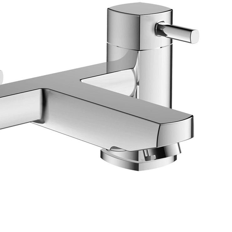 Zola Chrome Bath Mixer Tap - bathandtile