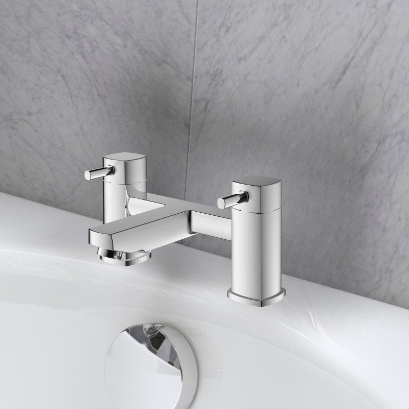 Zola Chrome Bath Mixer Tap - bathandtile