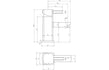 zola chrome mono basin mixer tap waste, Alessio, Chrome Basin Taps, Taps, 5